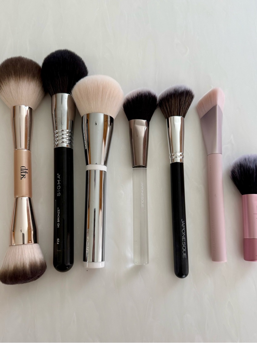 Sigma & Assorted Women’s Blush and Powder Brush Set - Pink, Black, Silver